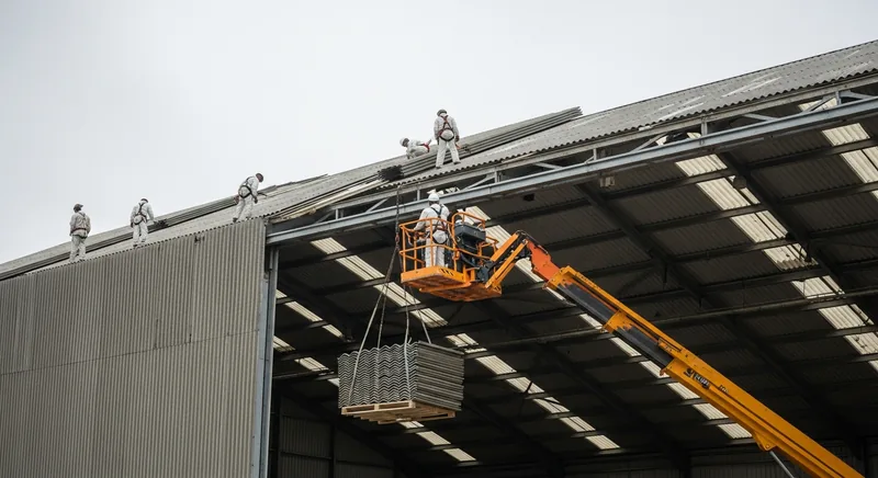 Couverture de hangar d'activité, Mérignac (33700)