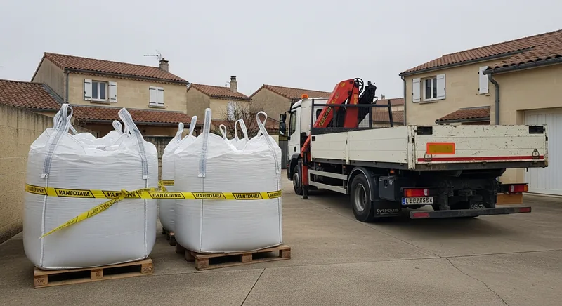 Chantier de référence : évacuation déchets, Gironde (33)